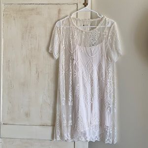 Off white lace dress
